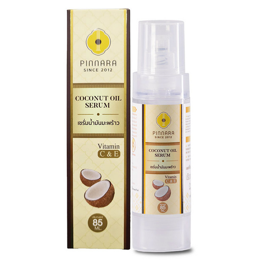 Pinnara เซรั่มน้ำมันมะพร้าว Coconut Oil serum 85 มล.