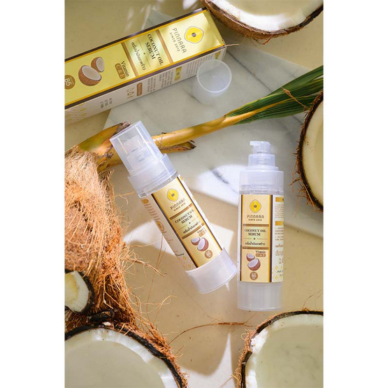 Pinnara เซรั่มน้ำมันมะพร้าว Coconut Oil serum 85 มล.