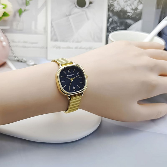 NAIDU นาฬิกาข้อมือ รุ่น ND125-GO-BK