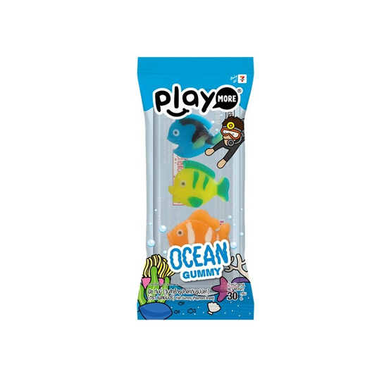 เพลย์มอร์ กัมมี่ฟิช 30 กรัม (กล่อง 8 ชิ้น)