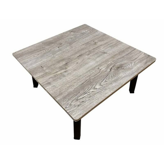 TS Modern Living โต๊ะญี่ปุ่น60x60ซม.ลายคาร์ปูชิโน่ เทา