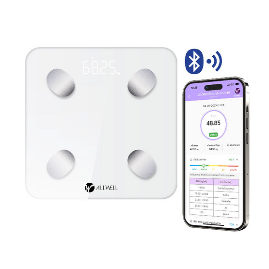 ALLWELL เครื่องชั่งน้ำหนัก รุ่น BodyA-1B