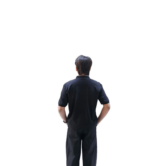 CP ALL เสื้อโปโลคอจีนชายสีดำ