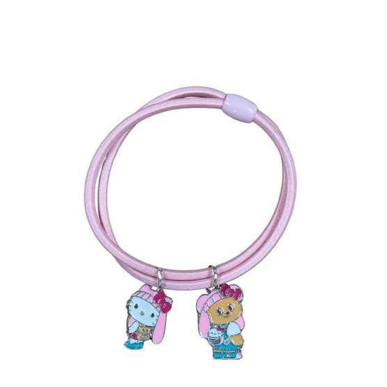 หนังยางรัดผม Hello Kitty X Butterbear (แพ็ก 5 ชิ้น)