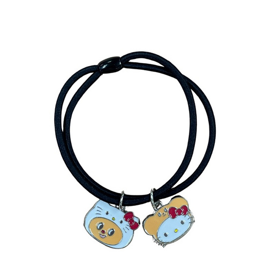 หนังยางรัดผม Hello Kitty X Butterbear (แพ็ก 5 ชิ้น)