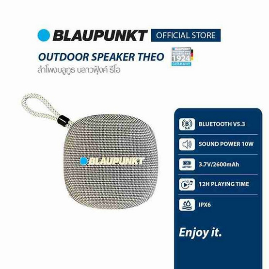 BLAUPUNKT ลำโพงบลูทูธพกพา THEO