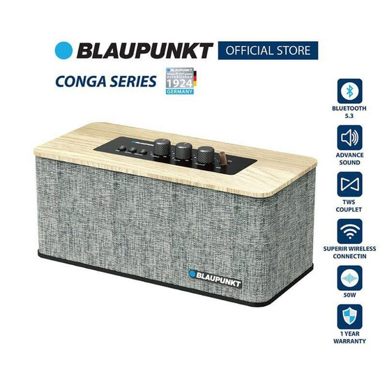 BLAUPUNKT ลำโพงบลูทูธพกพา CONGA