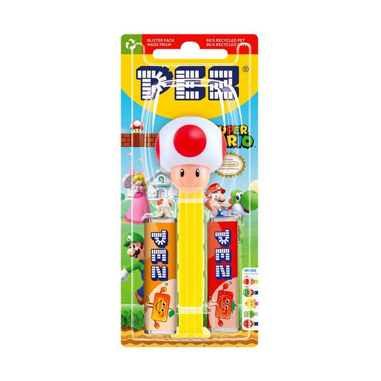 เพซ ลูกอมรสสตรอเบอร์รี่และส้ม คละแบบ 17 กรัม (แพ็ก 6 ชิ้น)