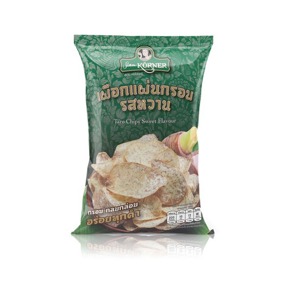 OTOP สยามคอร์นเนอร์ เผือกแผ่นกรอบรสหวาน 70 กรัม (แพ็ก 6 ชิ้น)