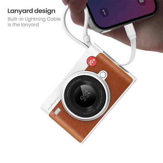 Alpha-X Power Bank 10000 mAh รุ่น ALP10-28PD Pro