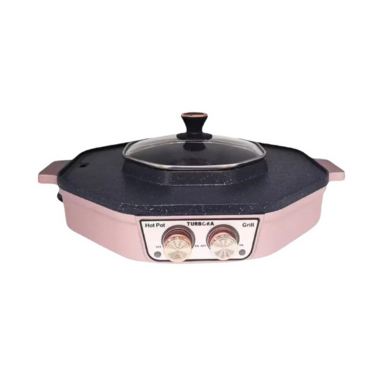 TURBORA เตาย่างพร้อมหม้อสุกี้  2.5 ลิตร รุ่น CGP-12