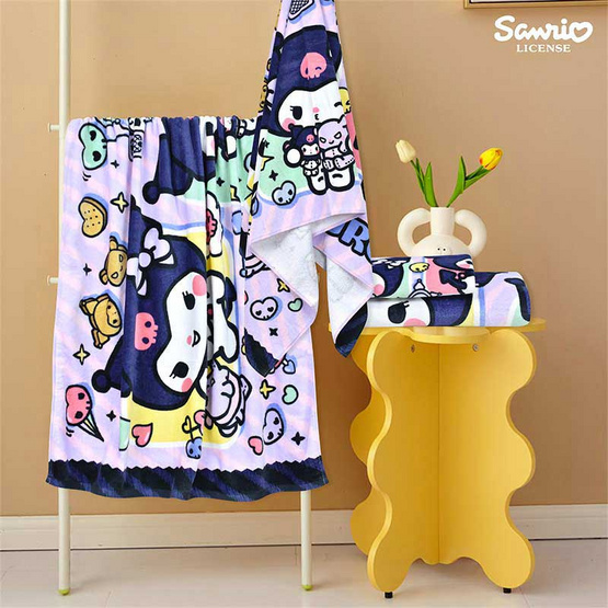 Chilli  ผ้าขนหนูลิขสิทธิ์ ขนาด 30x60 นิ้ว รุ่น KU-2504 Kuromi