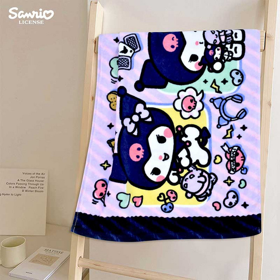 Chilli  ผ้าขนหนูลิขสิทธิ์ ขนาด 16x32 นิ้ว รุ่น KU-2504 Kuromi