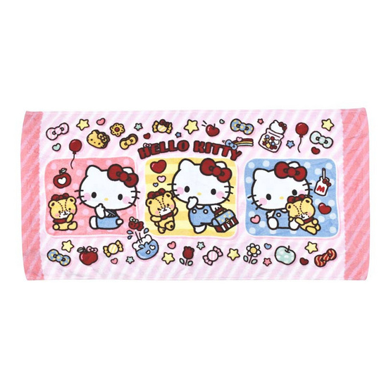 Chilli  ผ้าขนหนูลิขสิทธิ์ ขนาด 16x32 นิ้ว รุ่น KT-8074 Kitty