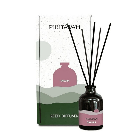 ภูตะวัน ก้านไม้หอม กลิ่นซากุระ 50 มล.