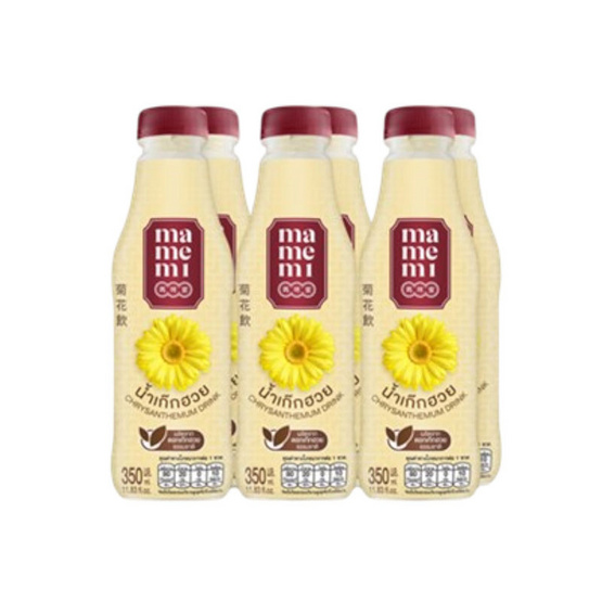 มามีมี่ น้ำเก๊กฮวย 350 มล. แพ็ก 6 ขวด