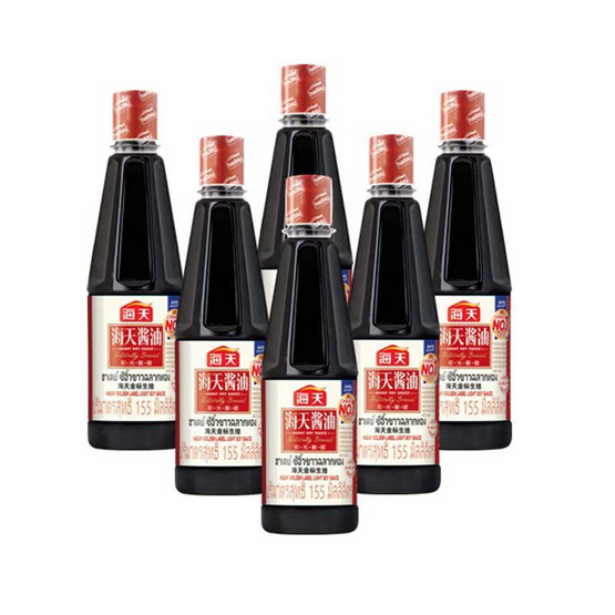 ฮาเดย์ ซีอิ๊วขาวฉลากทอง 155 มล. (แพ็ก 6 ชิ้น)