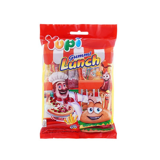 ยูปี้ กัมมี่ลันช์กลิ่นผลไม้ 65 กรัม