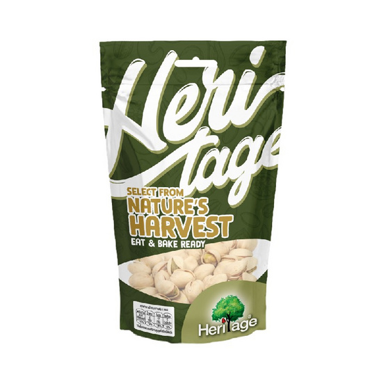 เฮอริเทจ ถั่วพิสทาชิโอแบบมีเปลือกอบ 70 กรัม (แพ็ก 4 ชิ้น)