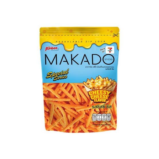 มากาโดะสติ๊ก มันฝรั่งแท่งรสชีสซี่ชีส 42 กรัม (แพ็ก 4 ชิ้น)
