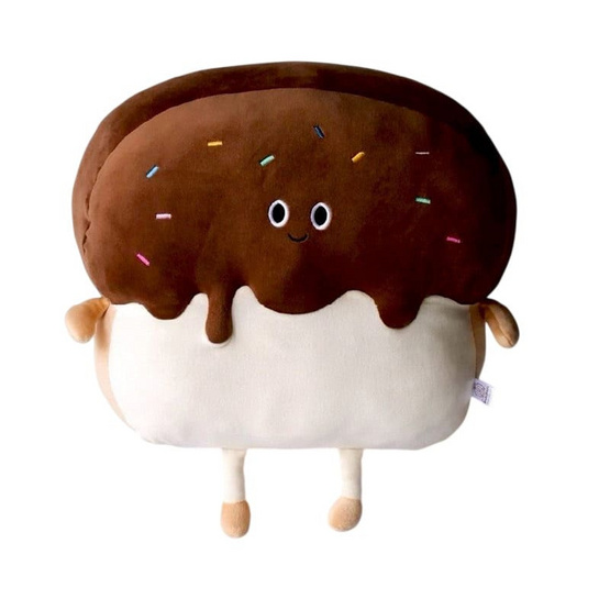 OPORTOYS หมอนตุ๊กตาขนมปังฮันนี่โทส Honey Toast (15นิ้ว) ช็อคโกแลต