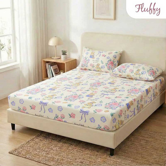 Fluffy ผ้าปูไม่รวมนวม Mimi bunny