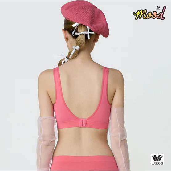 Wacoal Mood Smart Size ชุดชั้นในทรงสปอร์ต รุ่น MM1X93 สีชมพู