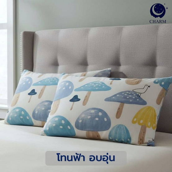 Charm หมอนหนุนเเพ็คคู่ Mushy Dream 17x27 นิ้ว