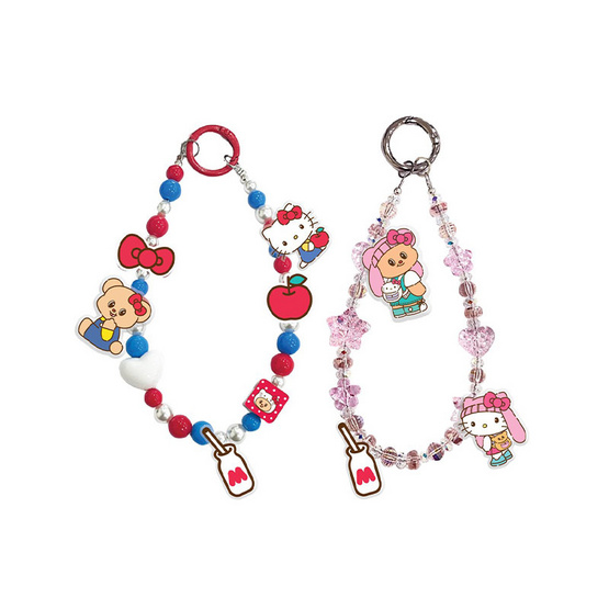 สายคล้องอเนกประสงค์ Hello Kitty X Butterbear คละลาย (แพ็ก 2 ชิ้น)