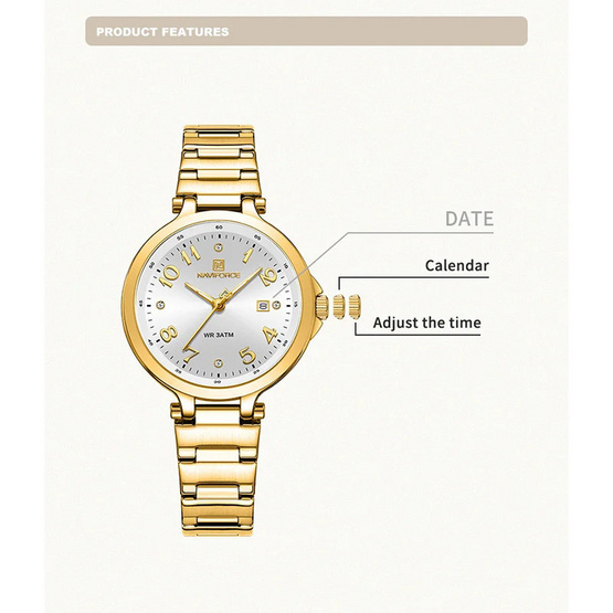 Naviforce นาฬิกาข้อมือ รุ่น NF5033