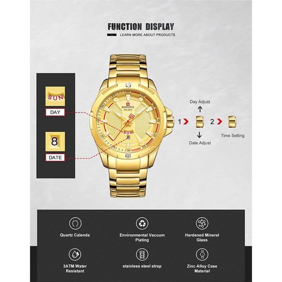 Naviforce นาฬิกาข้อมือ รุ่น NF9161