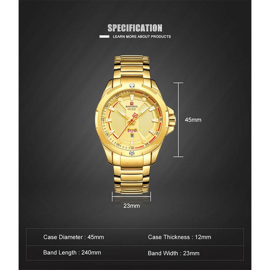 Naviforce นาฬิกาข้อมือ รุ่น NF9161