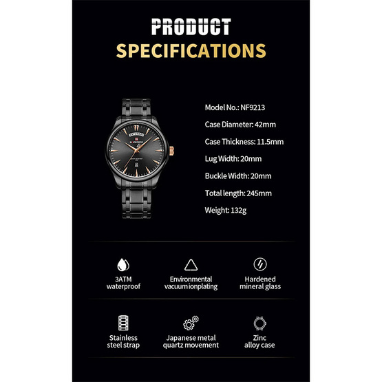 Naviforce นาฬิกาข้อมือ รุ่น NF9213