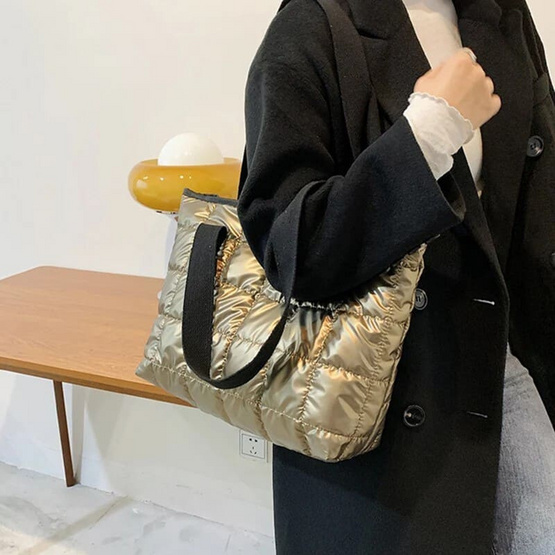 Forever25 B1103 กระเป๋าสะพายข้าง สีบรอนทอง