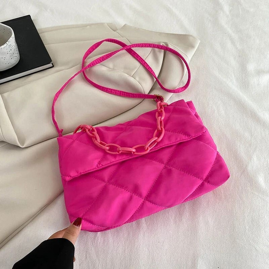 Forever25 B1116 กระเป๋าสะพายข้าง สีขมพู