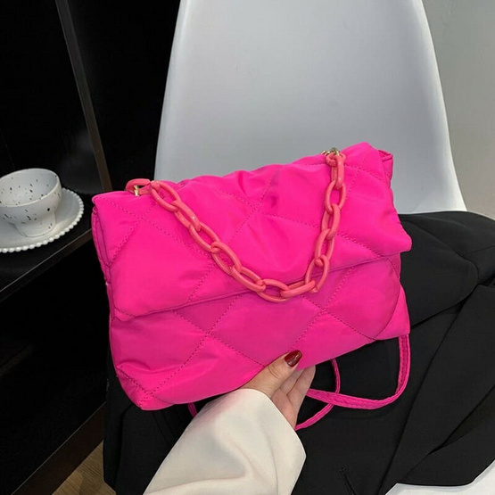 Forever25 B1116 กระเป๋าสะพายข้าง สีขมพู