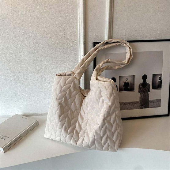 Forever25 B1186 กระเป๋าสะพายข้าง สีครีม