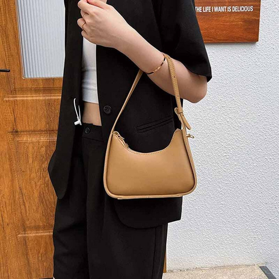 Forever25 B1188 กระเป๋าสะพายข้าง สีครีม