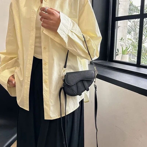 Forever25 B1192 กระเป๋าสะพายข้าง สีดำ