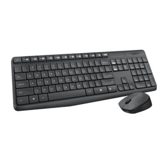 Logitech ชุดเมาส์คีย์บอร์ด รุ่น MK235