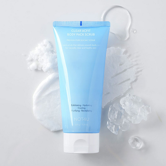 NOT4U สครับผิว Body Pack Scrub 220กรัม