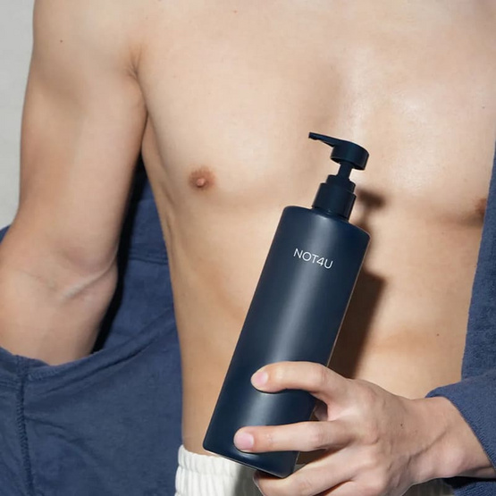 NOT4U ครีมอาบน้ำสำหรับผู้ชาย Clear All In One Body Wash 500มล.