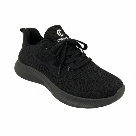 Charled รองเท้าผ้าใบ พื้นนุ่ม รุ่น RN8211 สีดำ