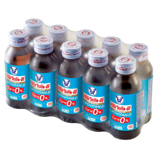 ลิโพวิตันดี น้ำตาล 0% 100 มล. (แพ็ก 10 ขวด)