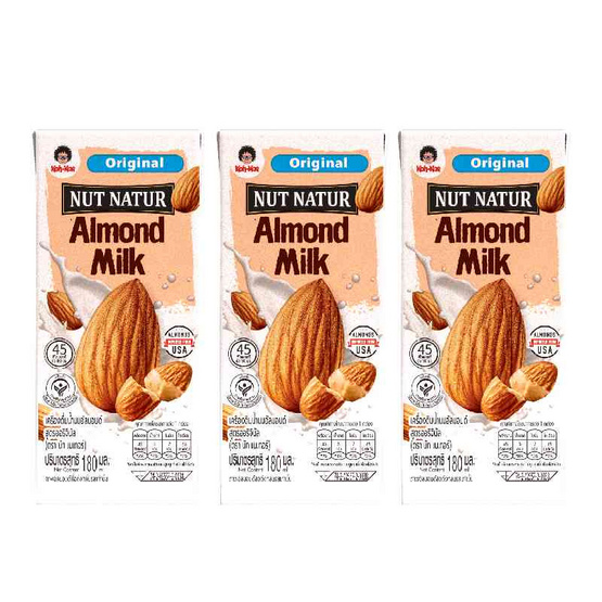 นัทเนเทอร์ นมอัลมอนด์ สูตรออริจินัล 180 มล. (ยกลัง 24 กล่อง)