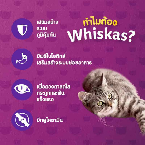 วิสกัส อาหารแมว ชนิดเม็ด สูตรแมวสูงวัย รสปลาทู 1.1 กก.