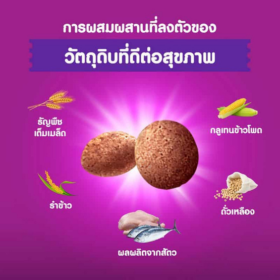 วิสกัส อาหารแมว ชนิดเม็ด สูตรแมวสูงวัย รสปลาทู 1.1 กก.