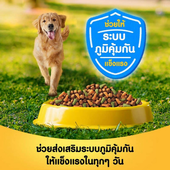 เพดดิกรี อาหารสุนัข ชนิดเม็ด สูตรสุนัขโต รสตับและผัก 10 กก.