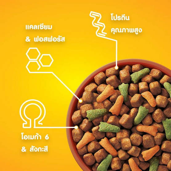 เพดดิกรี อาหารสุนัข ชนิดเม็ด สูตรสุนัขโต รสตับและผัก 10 กก.
