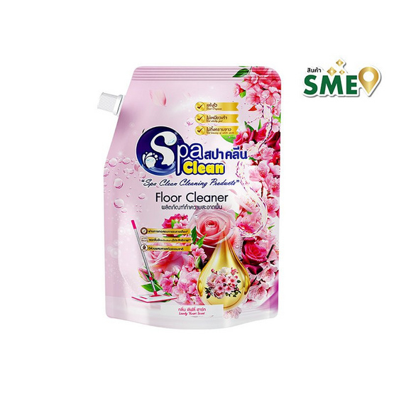 สปาคลีน น้ำยาถูพื้น กลิ่นเลิฟลี่ฮาร์ท 1800 มล.